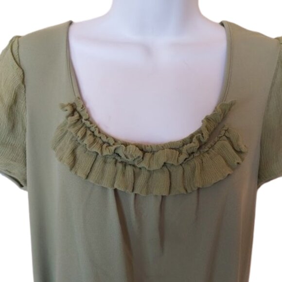 Green Stretch top Fits Large / XL - Picture 3 of 3